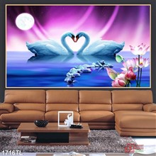 Mẫu Tranh lụa 3D mã số 1716TL