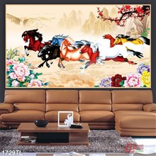 Mẫu Tranh lụa 3D mã số 1729TL