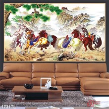 Mẫu Tranh lụa 3D mã số 1731TL