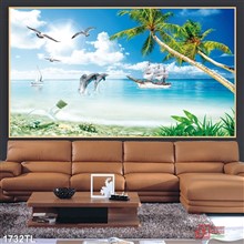 Mẫu Tranh lụa 3D mã số 1732TL