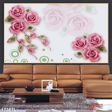 Mẫu Tranh lụa 3D mã số 1738TL