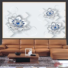 Mẫu Tranh lụa 3D mã số 1740TL