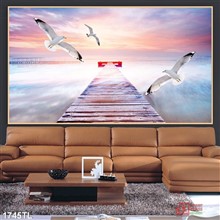 Mẫu Tranh lụa 3D mã số 1745TL