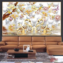 Mẫu Tranh lụa 3D mã số 174TL