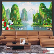 Mẫu Tranh lụa 3D mã số 1753TL