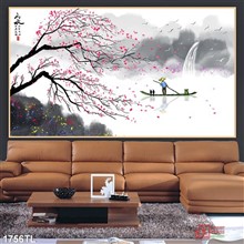 Mẫu Tranh lụa 3D mã số 1756TL