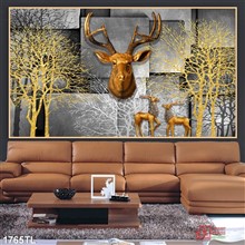 Mẫu Tranh lụa 3D mã số 1765TL