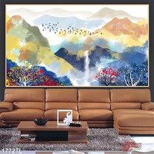 Mẫu Tranh lụa 3D mã số 1772TL