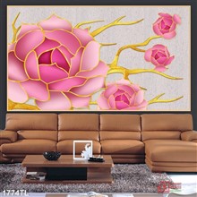 Mẫu Tranh lụa 3D mã số 1774TL