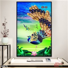 Mẫu Tranh lụa 3D mã số 185TL