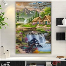 Mẫu Tranh lụa 3D mã số 2219TL