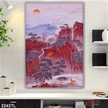 Mẫu Tranh lụa 3D mã số 2243TL