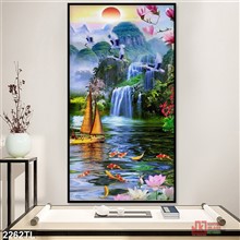 Mẫu Tranh lụa 3D mã số 2262TL