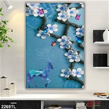 Mẫu Tranh lụa 3D mã số 2269TL