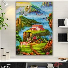 Mẫu Tranh lụa 3D mã số 2294TL