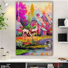 Mẫu Tranh lụa 3D mã số 2351TL