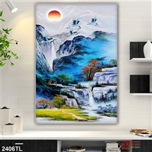 Mẫu Tranh lụa 3D mã số 2406TL