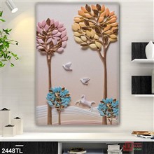 Mẫu Tranh lụa 3D mã số 2448TL