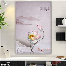 Mẫu Tranh lụa 3D mã số 2526TL