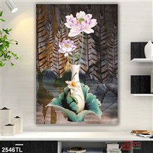 Mẫu Tranh lụa 3D mã số 2546TL