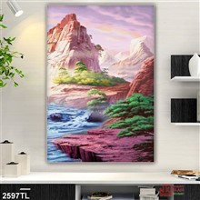 Mẫu Tranh lụa 3D mã số 2597TL