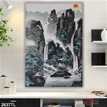 Mẫu Tranh lụa 3D mã số 2637TL