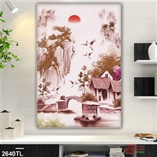 Mẫu Tranh lụa 3D mã số 2640TL