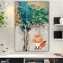 Mẫu Tranh lụa 3D mã số 2664TL