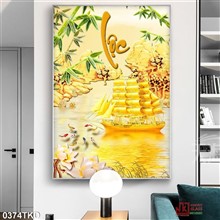 Mẫu Tranh Khổ Dọc mã số 0374TKD