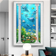 Mẫu Tranh Khổ Dọc mã số 0381TKD