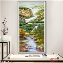 Mẫu Tranh Khổ Dọc mã số 0487TKD