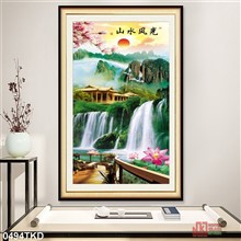 Mẫu Tranh Khổ Dọc mã số 0494TKD