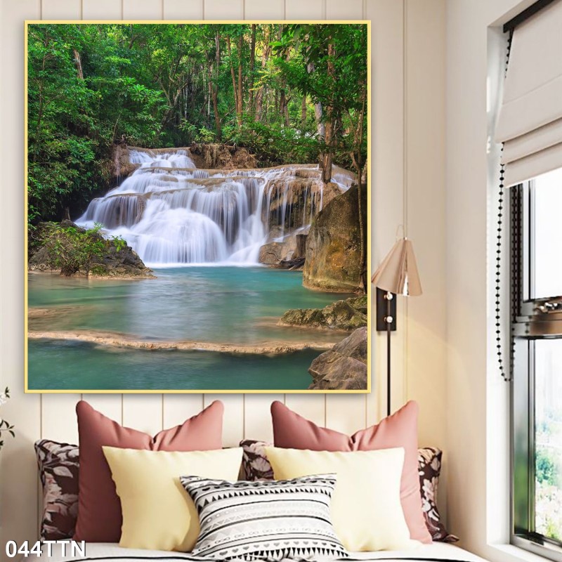 Tranh thác nước, phong thủy 044TTN