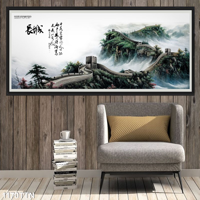 Tranh thác nước, phong thủy 1170TTN