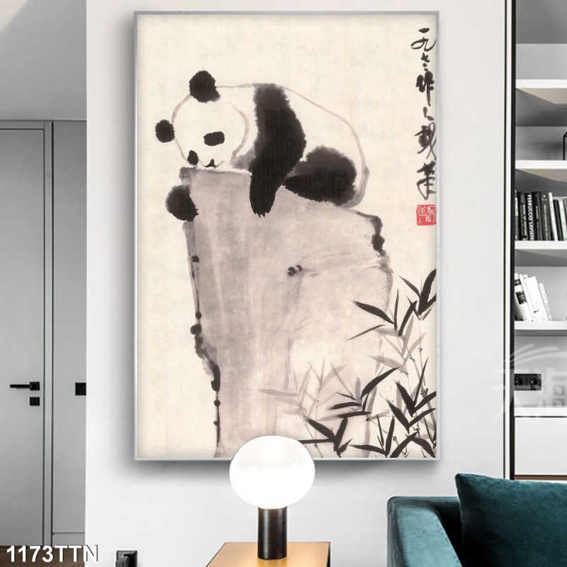 Tranh thác nước, phong thủy 1173TTN