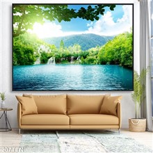 Mẫu Tranh thác nước, phong thủy mã số 207TTN