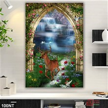 Mẫu Tranh phong cảnh nghệ thuật mã số 100NT