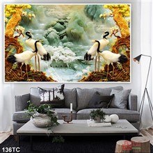 Mẫu Tranh chim công mã số 136TC