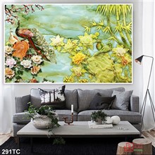 Mẫu Tranh chim công mã số 291TC