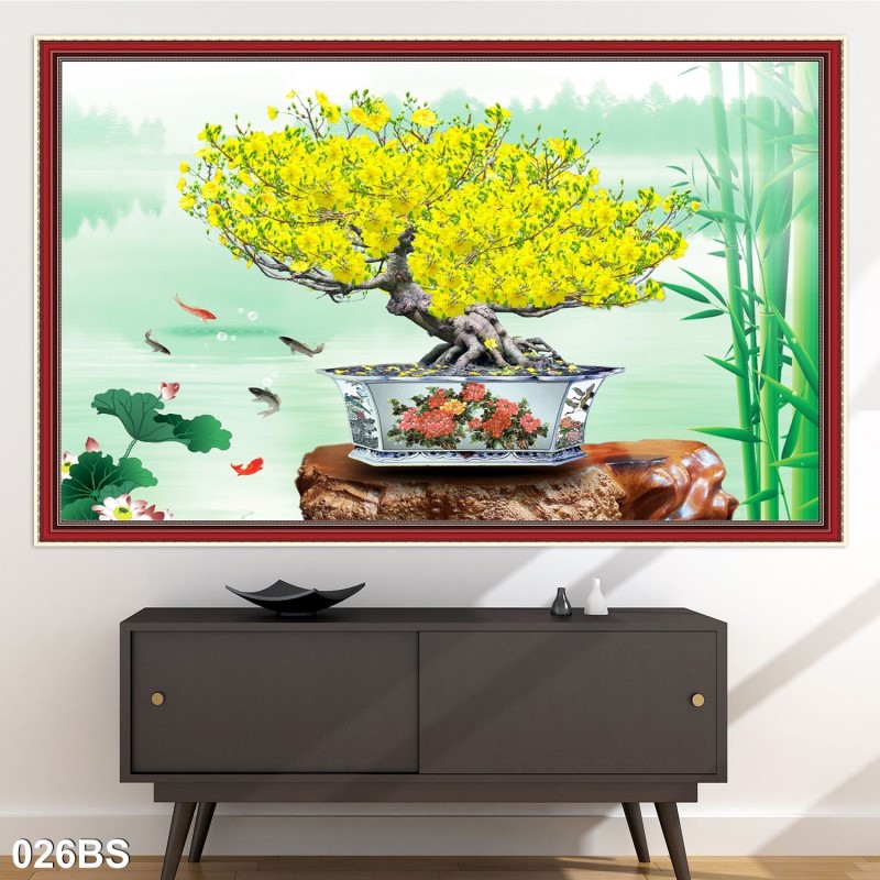 Tranh Bon Sai 026BS