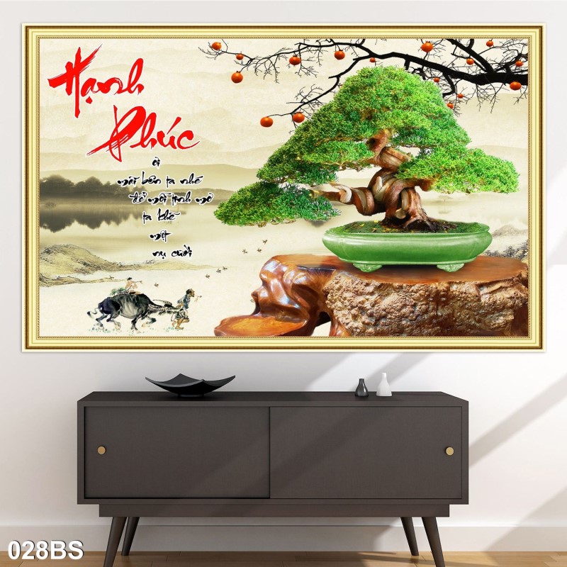 Tranh Bon Sai 028BS