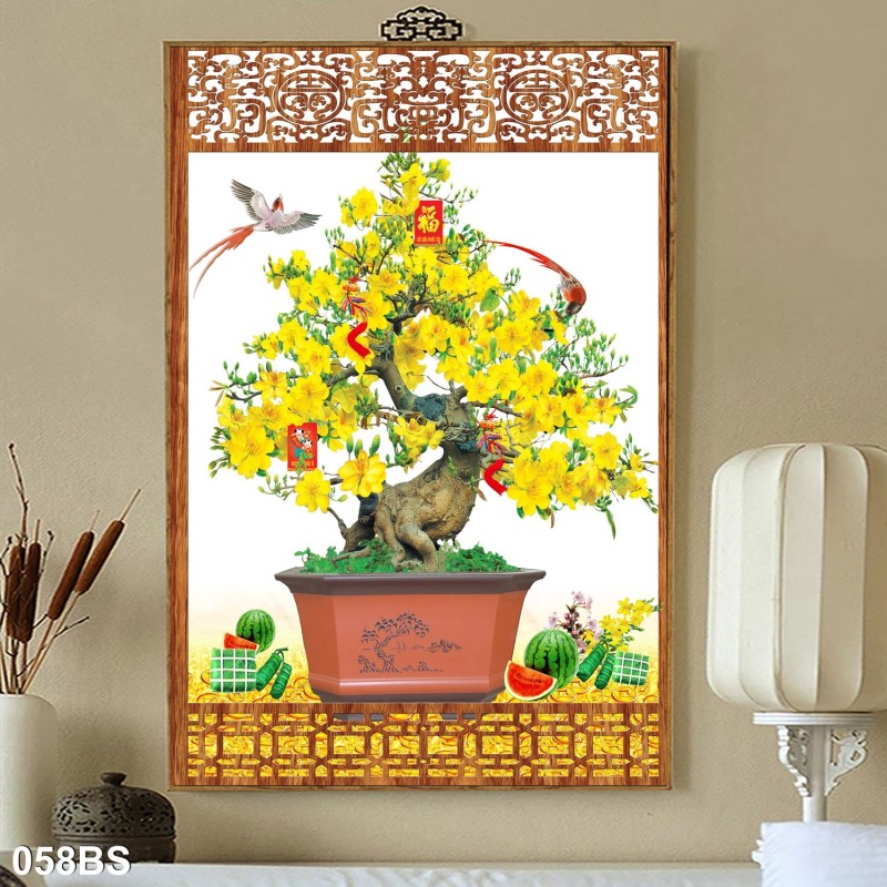 Tranh Bon Sai 058BS