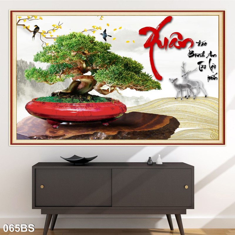 Tranh Bon Sai 065BS
