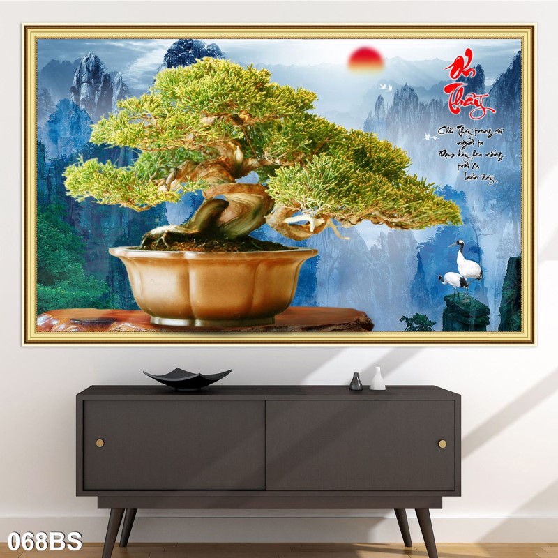 Tranh Bon Sai 068BS
