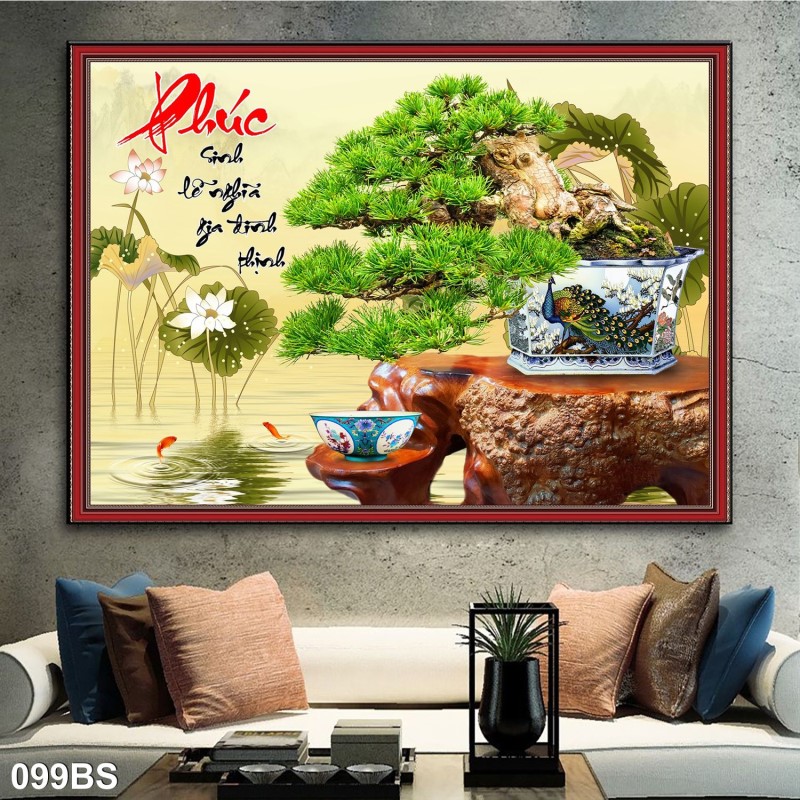 Tranh Bon Sai 099BS