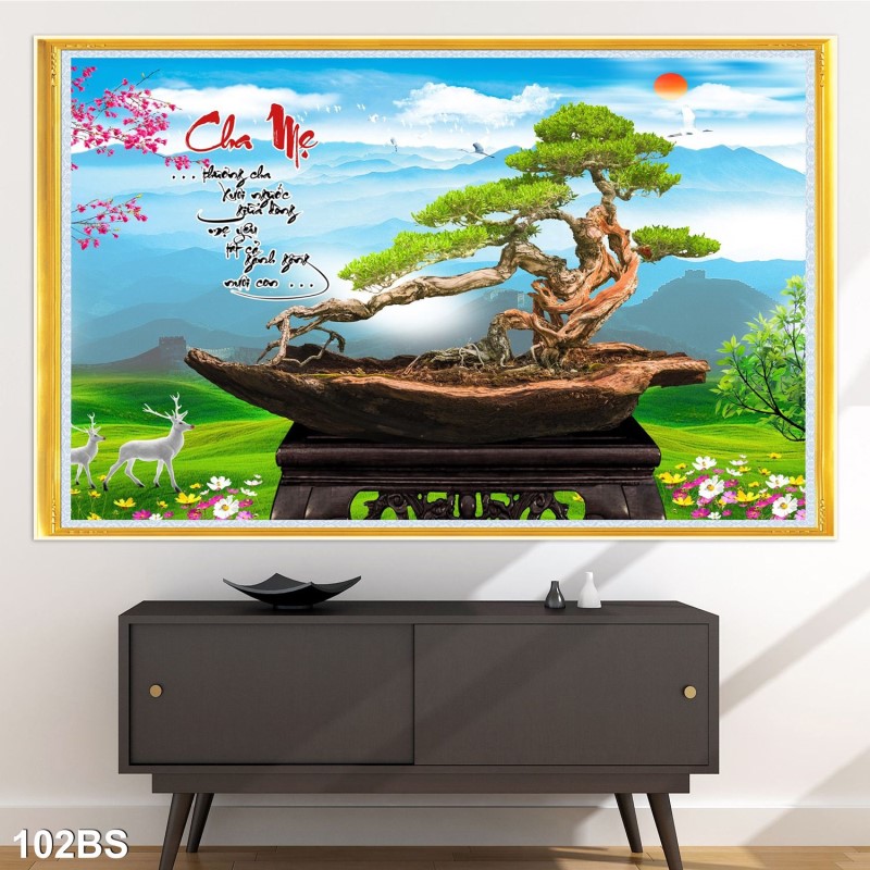 Tranh Bon Sai 102BS