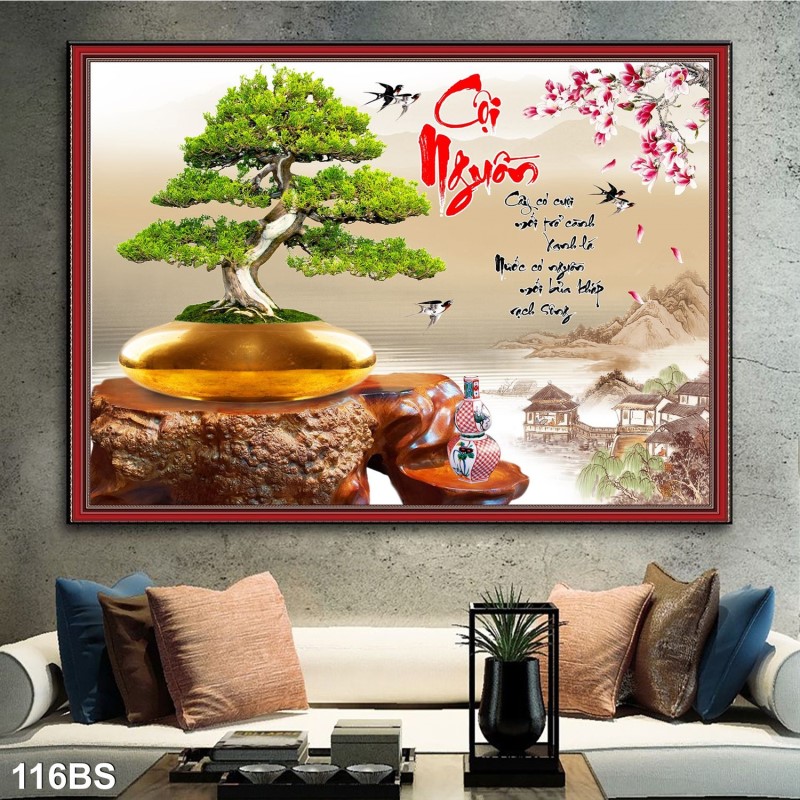 Tranh Bon Sai 116BS