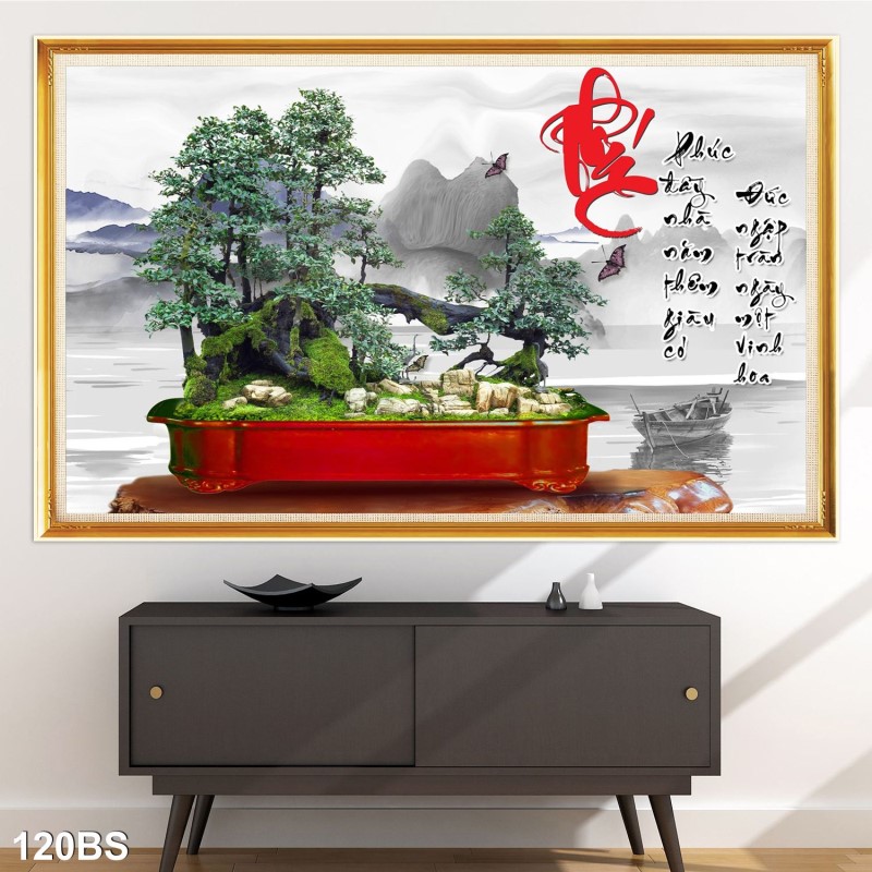 Tranh Bon Sai 120BS