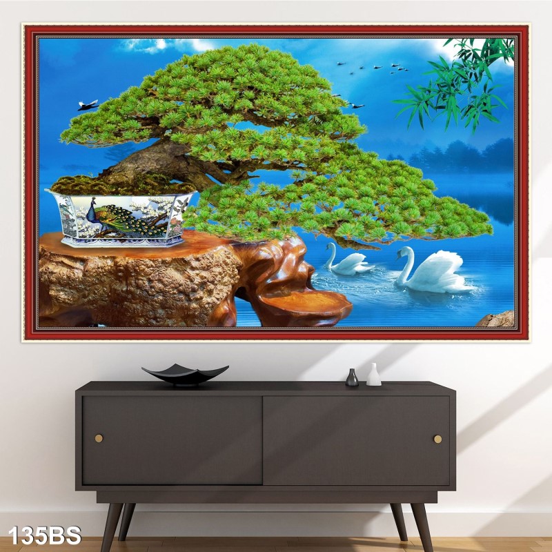 Tranh Bon Sai 135BS