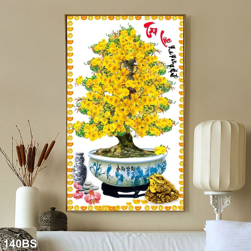 Tranh Bon Sai 140BS